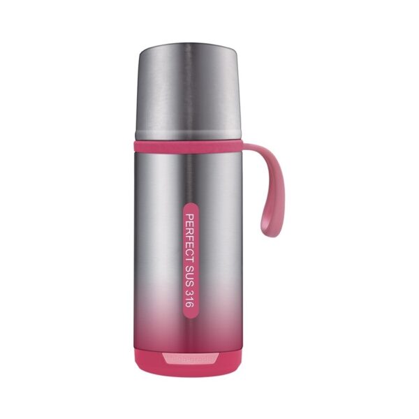 Fanno-Thermal Bottle 316 Stainless Steel Leak Proof Insulated Cup for Drinks Pink