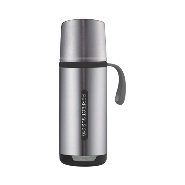 Fanno-Thermal Bottle 316 Stainless Steel Insulated Leak Proof Cup for Drinks Silver