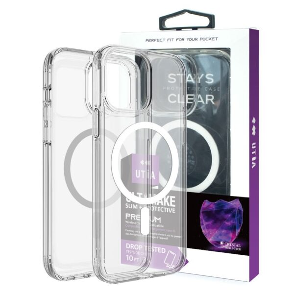 Fanno-Ultimake Shockproof Transparent Magsafe Cover Case for iPhone 16 Pro Max