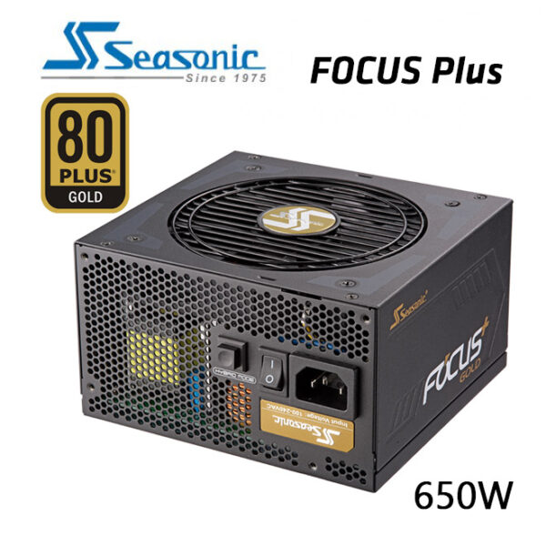 Fanno-650W Gold Power Supply Fully Modular Compact Design for Small Systems