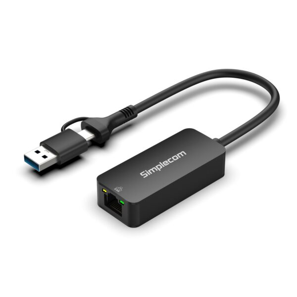 Fanno-NU405C SuperSpeed USB-C and USB-A to 2.5G Ethernet Network Adapter 2.5Gbps LAN