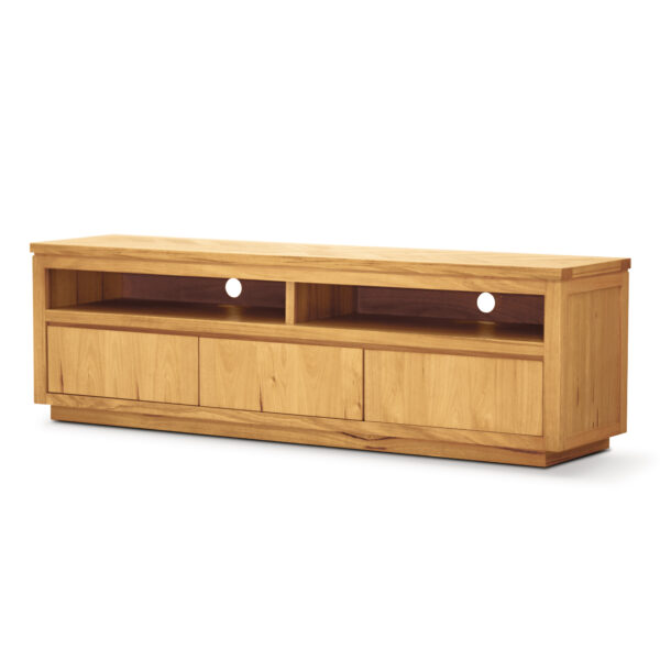 Fanno-Medium ETU Entertainment TV Unit 185cm with 3 Drawers Solid Timber Scandinavian Design