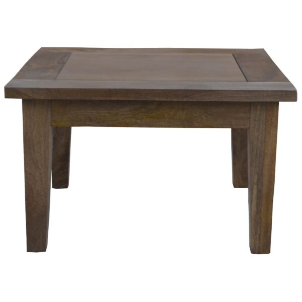 Fanno-Lamp Table Solid Mango Wood French Grey Eco-Friendly Modern Design 60cm