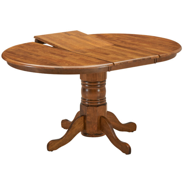 Fanno-Extendable Dining Table 6-Seater Rubberwood Walnut Oval Country  Furniture