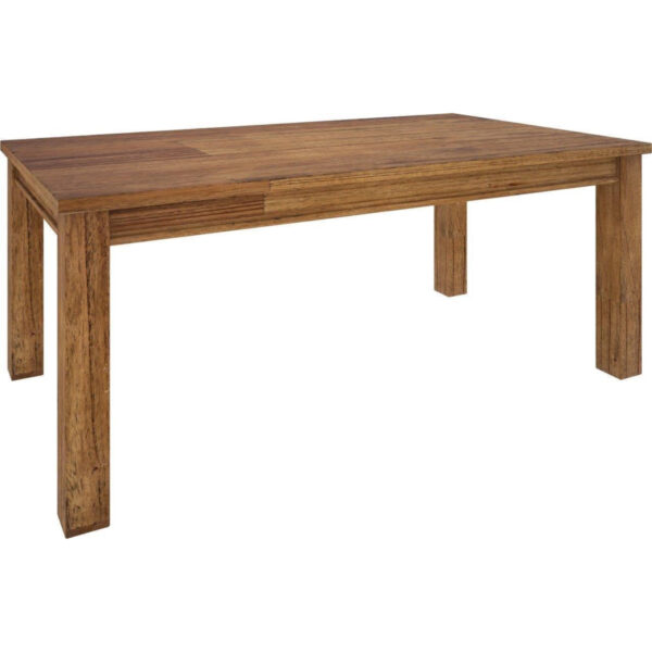 Fanno-6-Seater Dining Table Mountain Ash Wood Traditional  Easy Assembly Brown