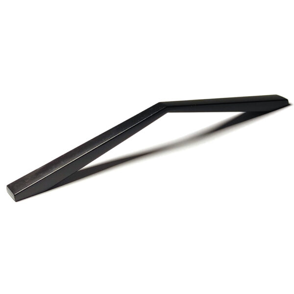 Fanno-Modern Black Zinc Alloy 160mm Cabinet Pulls Sleek Kitchen Drawer Handle Hardware