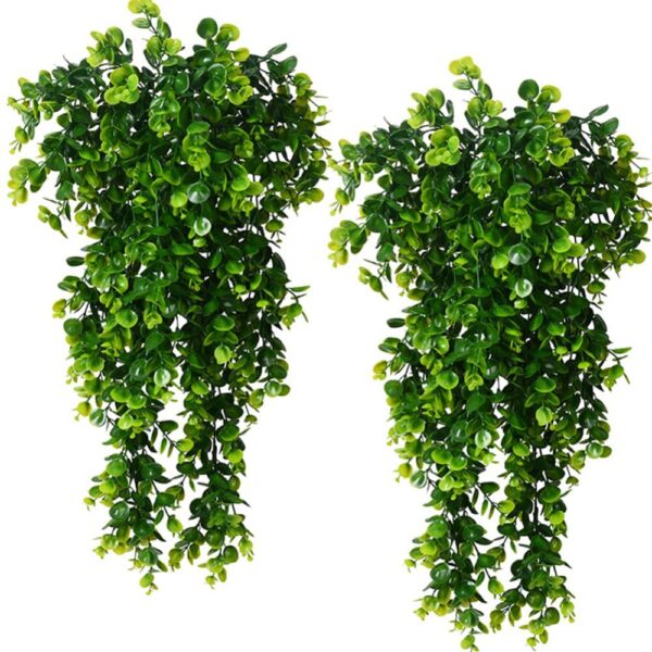 Fanno-Artificial Eucalyptus Plants 76cm Fake Greenery for Home Wedding Office Decor