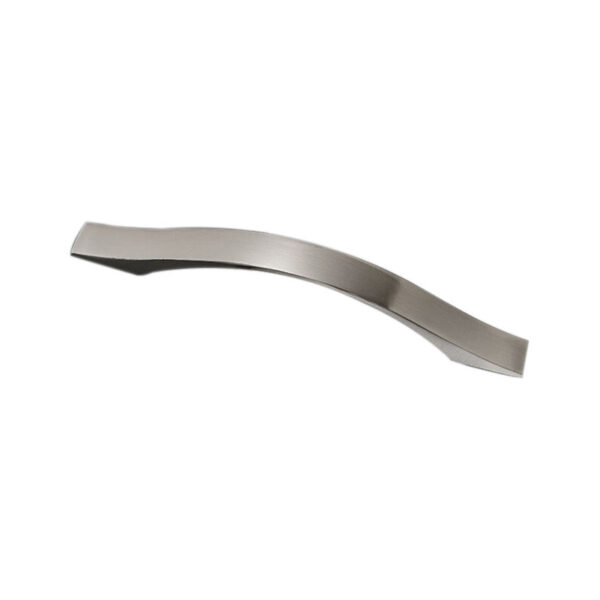 Fanno-Modern Aluminum Alloy Cabinet Pull Handle 128mm Brushed Silver Kitchen Hardware