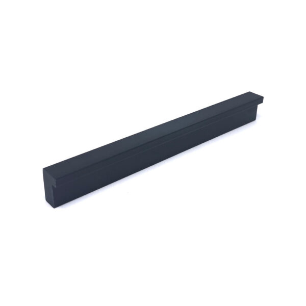 Fanno-Modern Black Zinc Kitchen Cabinet Pull Handle 128mm Sleek Design for Drawers