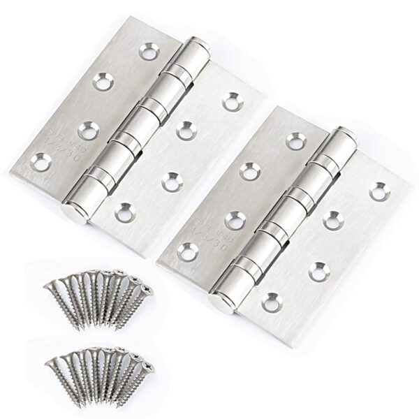 Fanno-304 Stainless Steel Hinges for Cabinets Jewelry Boxes Tool Boxes 2 Pack