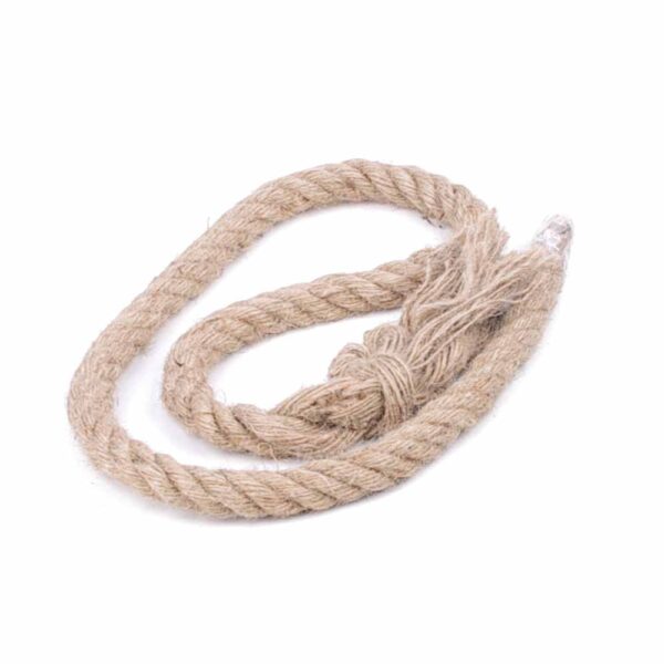 Fanno-Natural Jute Twine Rope 1m Thick 20mm Eco-Friendly Crafting Gardening Decor