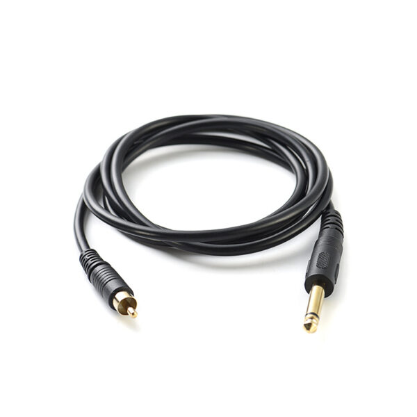 Fanno-1.5M Male to Male RCA Composite and 6.35mm Audio Cable for Audio Video Connection