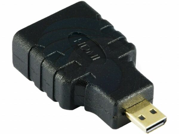 Fanno-Micro HDMI Male to Female Adapter for 1080P HD Video and Audio Transmission