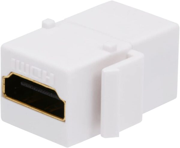 Fanno-HDMI Keystone Jack Female to Female Coupler Adapter for Wall Plate Connection