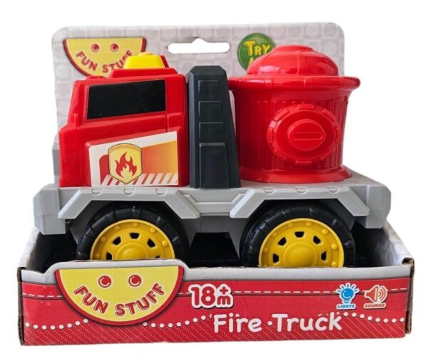 Fanno-Toy Fire Truck with Lights and Sound for Kids 18 Months and Up