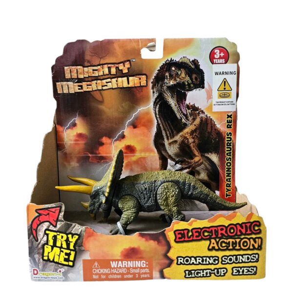 Fanno-Electronic Action Dinosaur Toy with Roaring Sounds and Light-Up Eyes for Kids