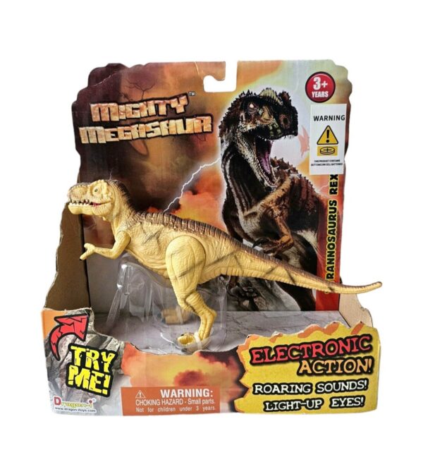 Fanno-Electronic Action Dinosaur Toy with Roaring Sounds and Light-Up Eyes for Kids