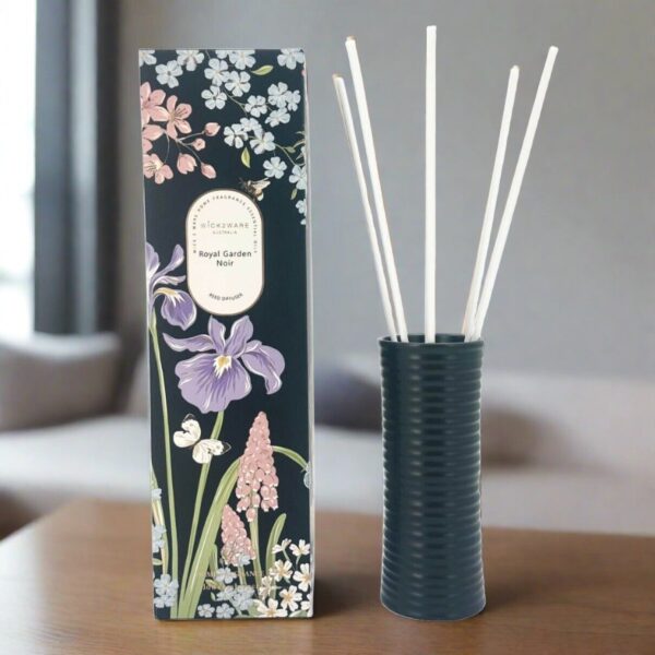 Fanno-Reed Diffuser Home Fragrance Essential Oil for Relaxing Ambiance Royal Garden Noir