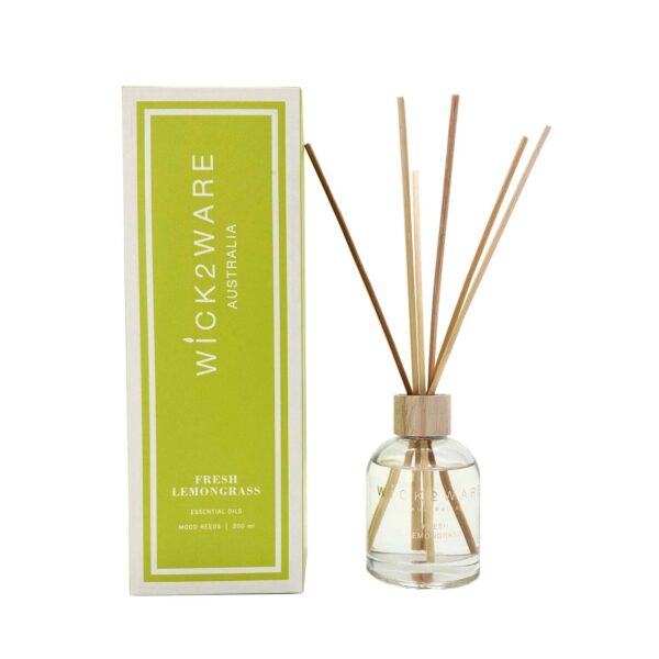 Fanno-Reed Diffuser Fresh Lemongrass Scent 200ml Home Fragrance Decor Australia