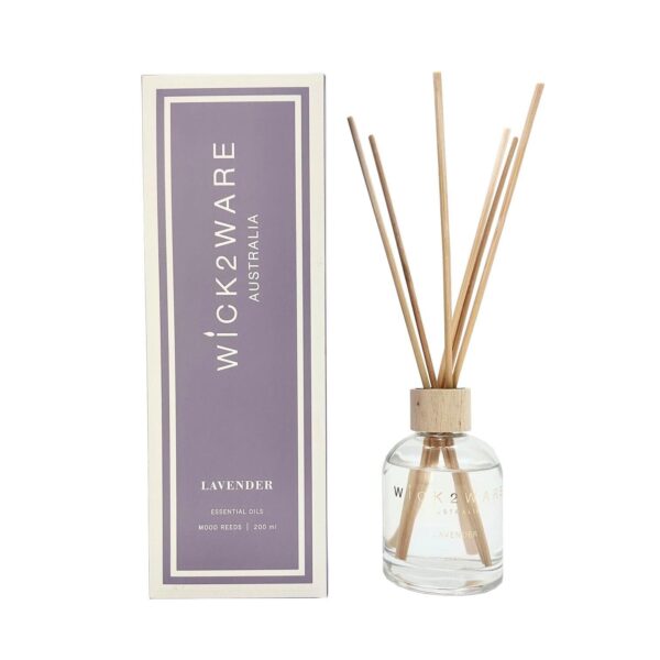 Fanno-Lavender Reed Diffuser 200ml Natural Fragrance Home Decor Aromatherapy Scent