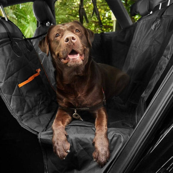 Fanno-Dog Car Hammock Cover for Back Seat Waterproof Easy Clean Universal Fit