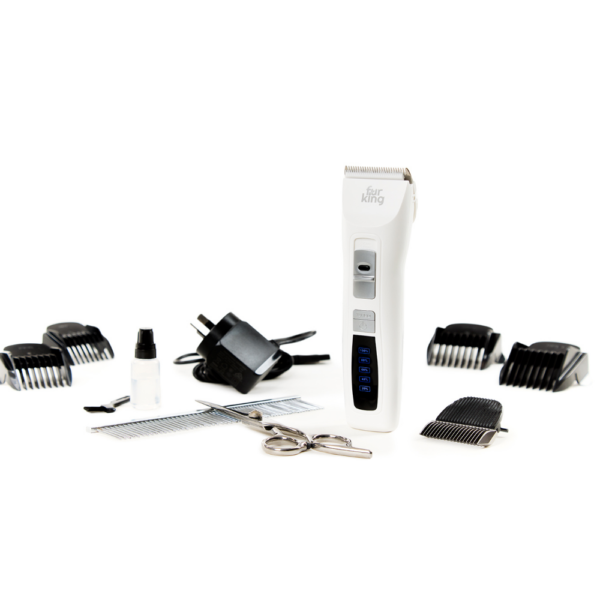 Fanno-Dog Hair Clippers Cordless Low Noise Rechargeable Professional Grooming Kit