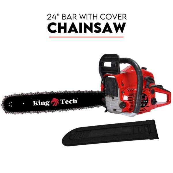 Fanno-72cc 24 Inch Petrol Chainsaw Powerful Lightweight Ergonomic Design for Timber Cutting