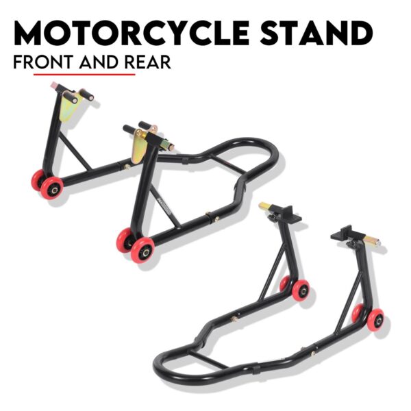 Fanno-Heavy Duty Motorcycle Stand Front and Rear Wheel Lift for Sport Bikes