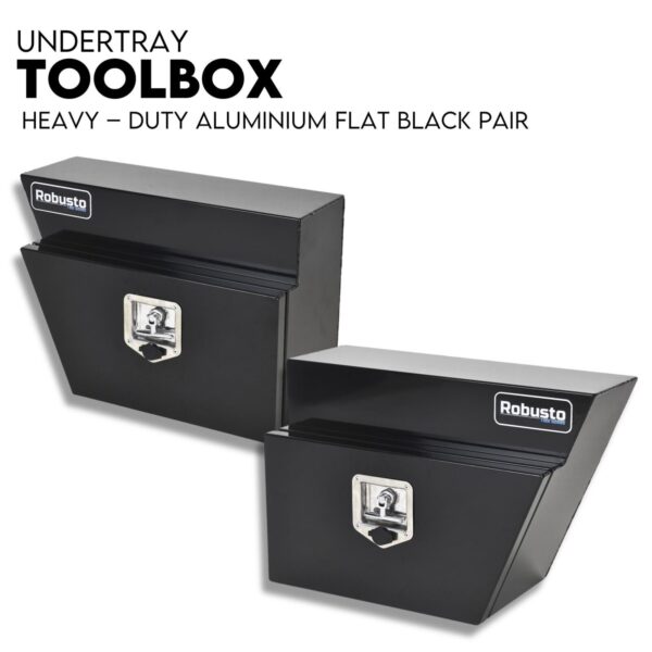 Fanno-Under Tray Toolbox Heavy Duty 600mm Aluminium Underbody Storage Solution