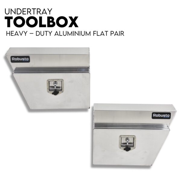 Fanno-Under Tray Toolbox Heavy Duty 600mm Aluminium Underbody Storage Solution