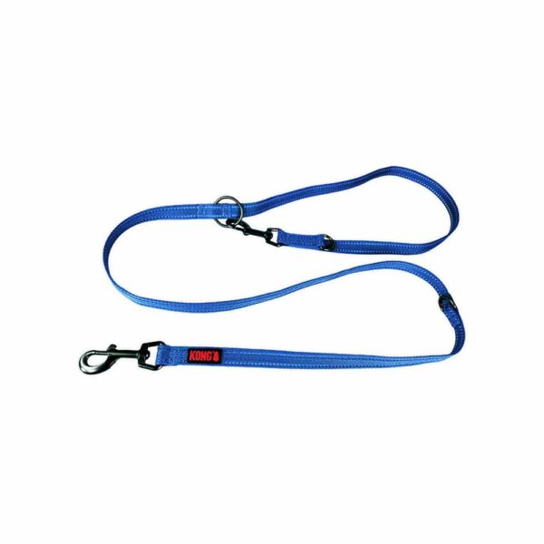 Fanno-Adjustable Dog Leash 5 in 1 Reflective Nylon Tether Coupler 1m to 1.8m