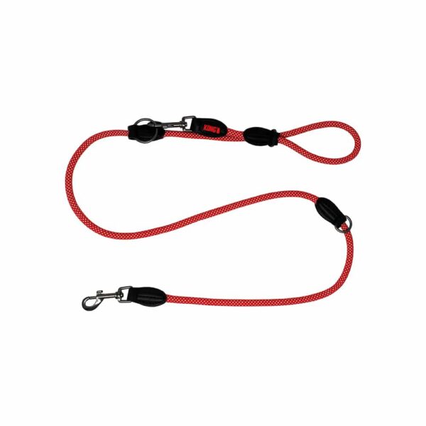 Fanno-Adjustable Rope Dog Leash with Reflective Threads for Safety and Versatility