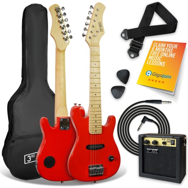 Fanno-Junior Electric Guitar Pack for Kids with Mini Amp and Online Lessons