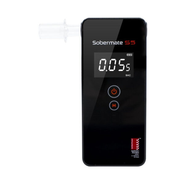 Fanno-Personal Breathalyser Sobermate S5 Fuel Cell Technology Accurate BAC Readings