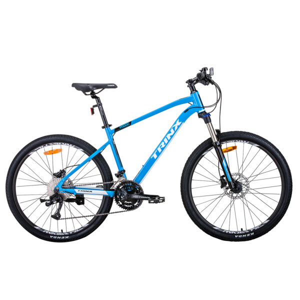 Fanno-26 Inch Mountain Bike with Alloy Frame Hydraulic Suspension 30 Speed Blue