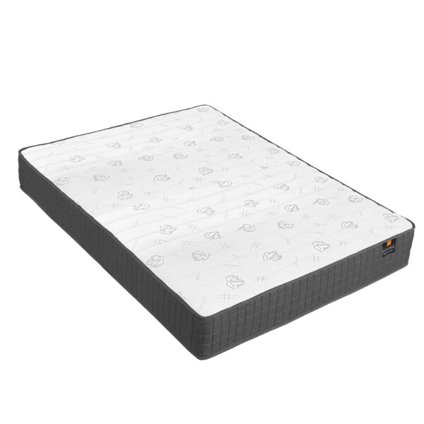 Fanno-Pocket Spring Mattress Queen Medium Firm High-Density Foam Breathable Fabric