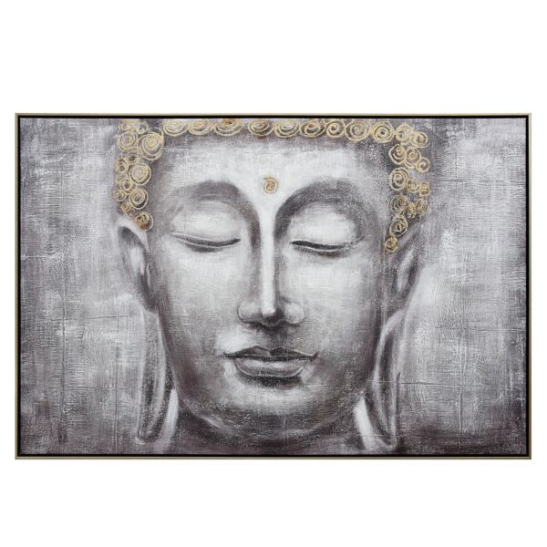 Fanno-Canvas Wall Art Buddha Ethereal Enlightenment 120X80cm Champagne Frame Decor