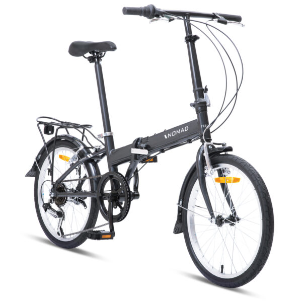 Fanno-Alloy Folding Bike 20 Inch Shimano 6 Speed Adjustable Handlebars Lightweight Design