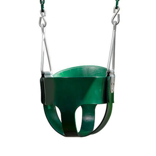 Fanno-Bucket Swing Seat for Kids Weather Resistant Chain Swing Safe for Ages 10 Months+