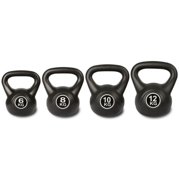 Fanno-Kettlebell Set 6kg to 12kg Standard Weights for Strength and Cardio Workouts