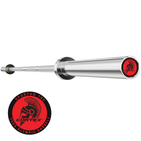 Fanno-Olympic Barbell 7ft 20kg 700lb Weight Capacity Chrome Finish for Lifting