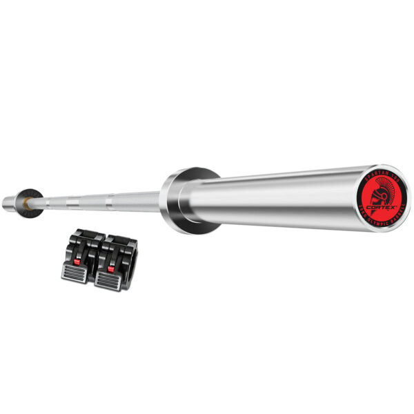 Fanno-Cortex Strength 7ft Olympic Barbell 20kg 700lb Capacity with Lockjaw Collars