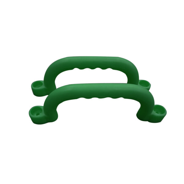 Fanno-Kids Plastic Handle Pair 235mm for Climbing Structures and Stairs Green