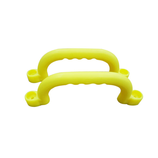 Fanno-Plastic Handle Pair for Kids Climbing Structures Safe Fun Colors 235mm Yellow