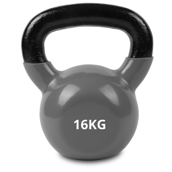 Fanno-Vinyl Dipped Kettlebell 16kg for Total Body Strength and Endurance Workouts