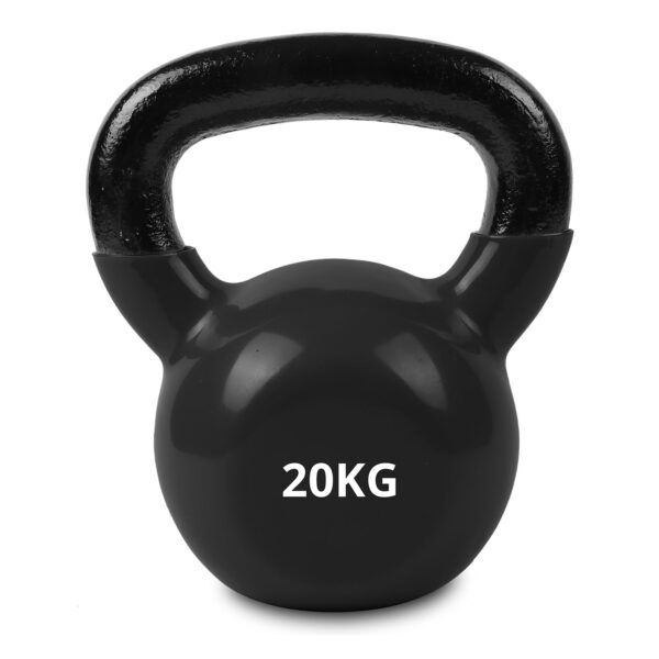 Fanno-Vinyl Dipped Kettlebell 20kg for Total Body Strength and Endurance Workouts