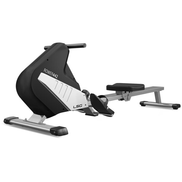 Fanno-Magnetic Rowing Machine with LCD Display and Adjustable Tension for Home Fitness