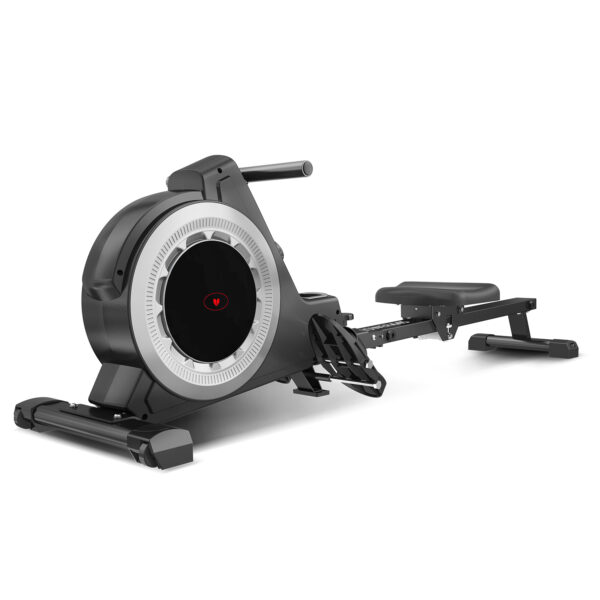 Fanno-Magnetic Rowing Machine with 16 Resistance Levels and LCD Display for Home Fitness