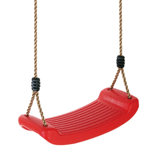 Fanno-Compatible Swing Seat for Kids with Adjustable Ropes in Red or Yellow Colors