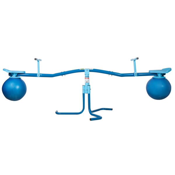 Fanno-Bubble See Saw for Kids with 360 Degree Rotation and Inflatable Jumping Ball